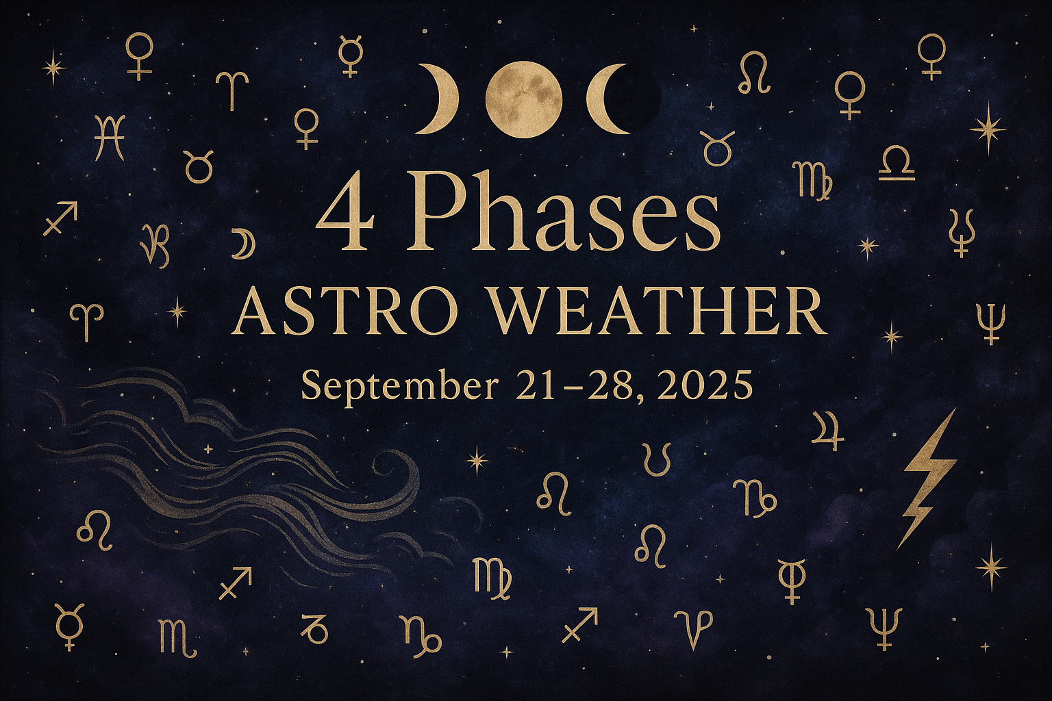 Astroweather for the Week of 09/21/2025-09/28/2025: Key Astrology Highlights