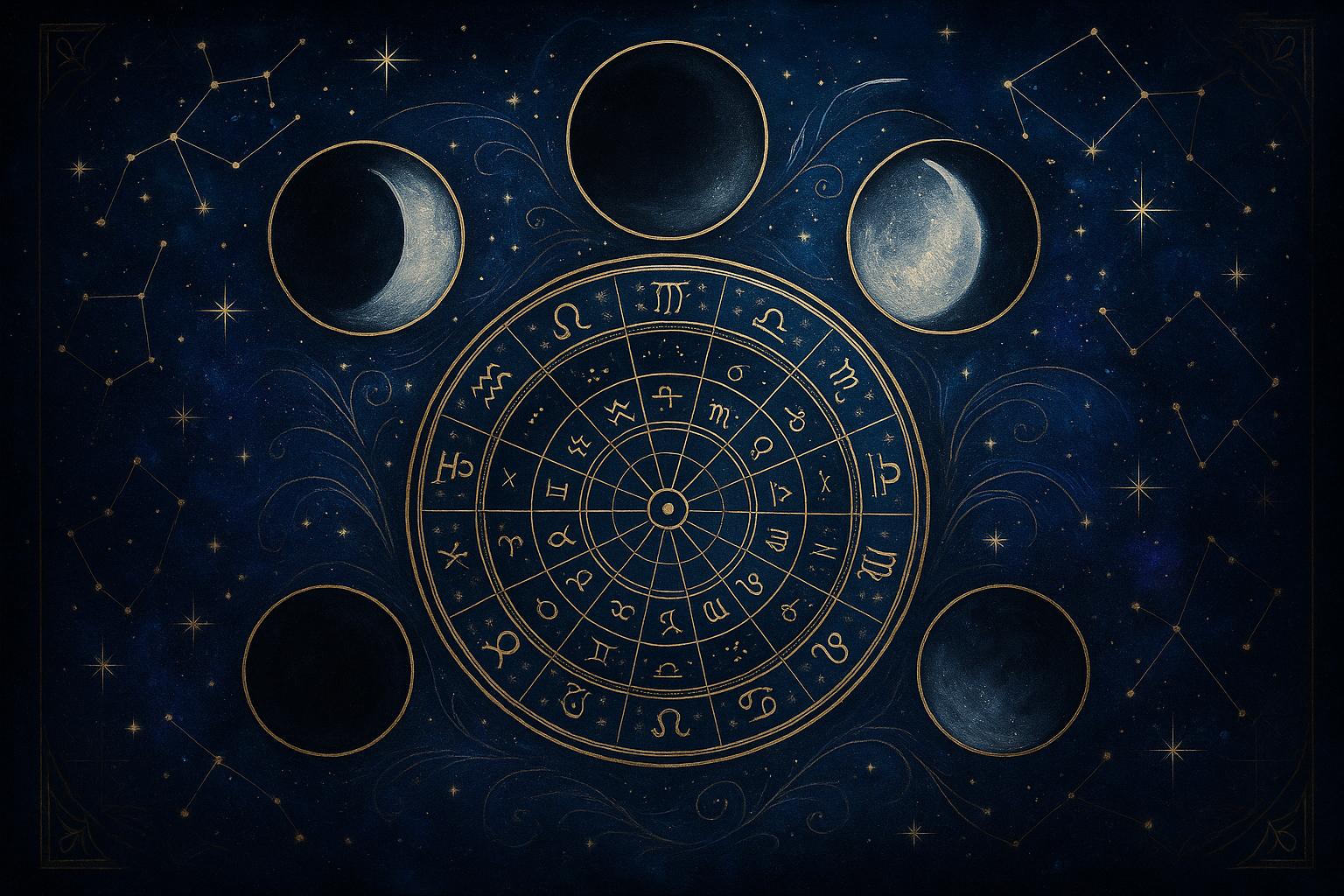 Birthchart for 4 Phases Astrology
