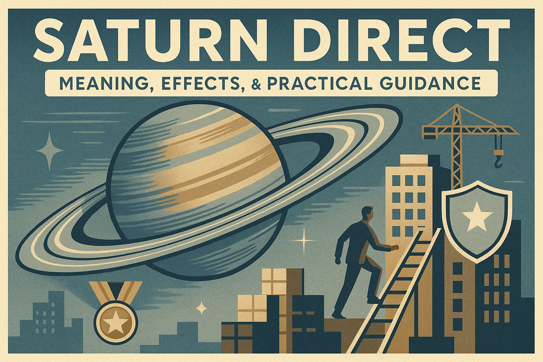 Saturn Goes Direct: Meaning, Effects, and Practical Guidance