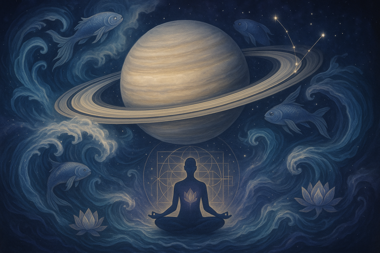 Saturn's Unlimited Transformative Potential as it Journey Through Pisces.